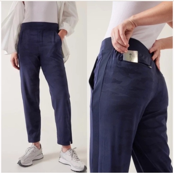 Athleta Navy Camo Brooklyn Ankle Pant - Picture 16 of 16